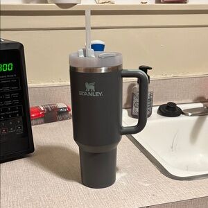 Stanley Charcoal Travel Mug with Handle